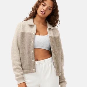 Outdoor Voices MegaFleece Bomber Jacket (Size: XS)